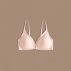 Pink underbra without underwire, comfortable gathering underwear for women, pure cotton, breathable, seamless, adjustable type Specification image
